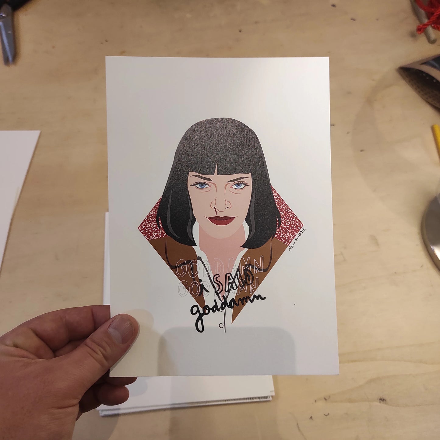 Print Mia Wallace